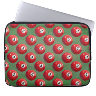 Protection Pour Ordinateur Portable Peint 3 Motif de billard