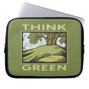 Protection Pour Ordinateur Portable Pensez au chêne vert