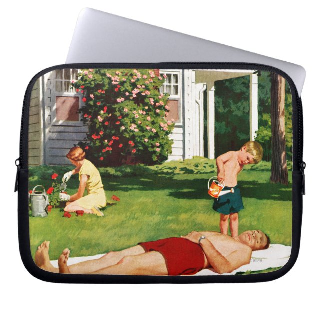 Protection Pour Ordinateur Portable Père de arrosage (Devant)