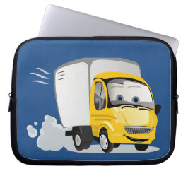 Protection Pour Ordinateur Portable Petit Camion Cartoon Jaune pour enfants !