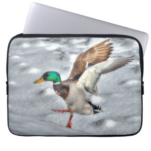 Protection Pour Ordinateur Portable Photo de la faune de Mallard Duck pour les amateur