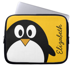 Protection Pour Ordinateur Portable Pingouin mignon et moderne de bande dessinée