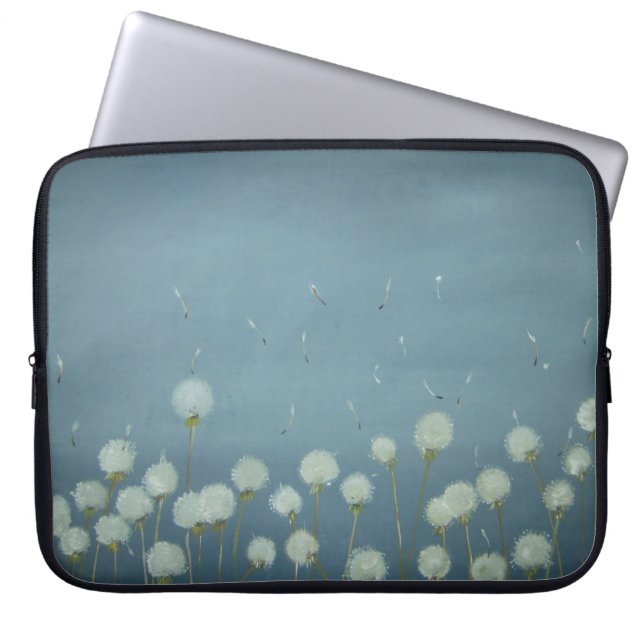Protection Pour Ordinateur Portable Pissenlits allant semer ! ! ! (Devant)