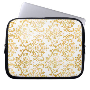 Protection Pour Ordinateur Portable PixDezines rossi damask/faux gold