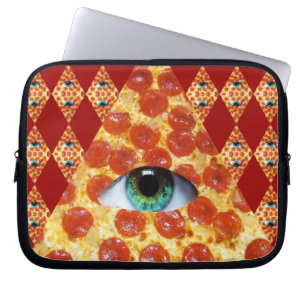 Protection Pour Ordinateur Portable Pizza d'Illuminati