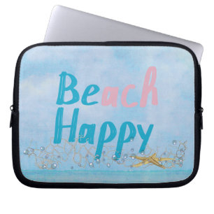 Protection Pour Ordinateur Portable Plage Happy Starfish