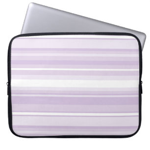Protection Pour Ordinateur Portable Poignée rayures violettes