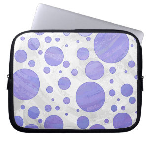 Protection Pour Ordinateur Portable Point Polka Soleil Violet