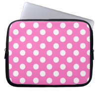 Pois blancs sur rose