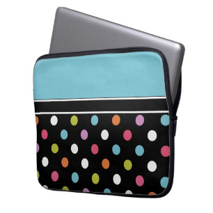 Protection Pour Ordinateur Portable Pois coloré de caisse d'ordinateur portable