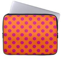 Pois Fuchsia orange