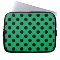 Pois noirs sur vert frais