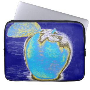 Protection Pour Ordinateur Portable Pomme Bleue 2