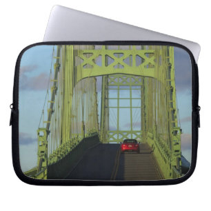 Protection Pour Ordinateur Portable Pont suspendu menant à Little Deer Isle
