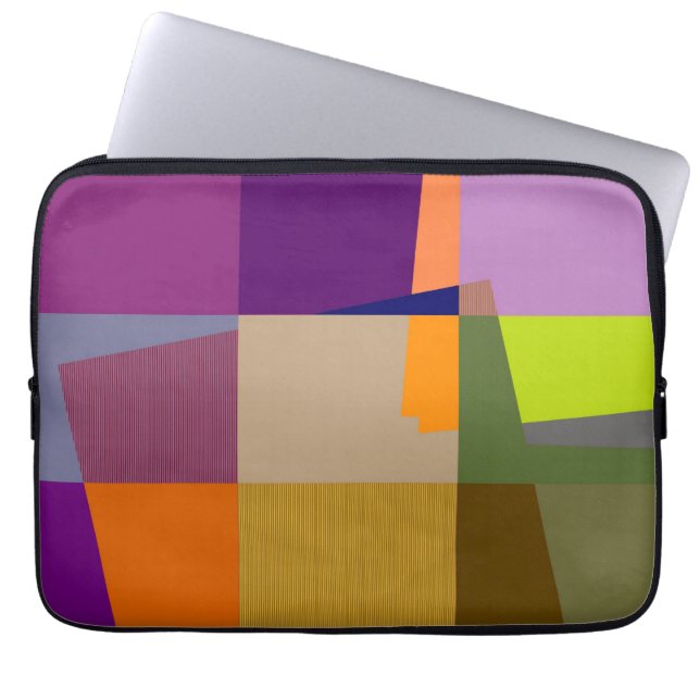 Protection Pour Ordinateur Portable Pop coloré rétro Art 2 (Devant)