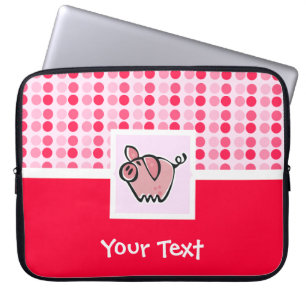 Protection Pour Ordinateur Portable Porc mignon