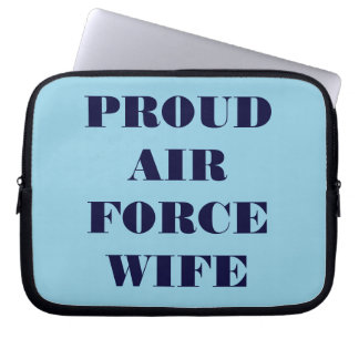 Protection Pour Ordinateur Portable Portable Sleeve Fière Femme de la Force aérienne