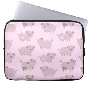 Protection Pour Ordinateur Portable Portes et Motifs pour bébés roses mignons