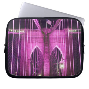 Protection Pour Ordinateur Portable Pourpre de Lit de pont de Brooklyn