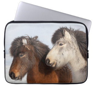 Protection Pour Ordinateur Portable Profil de cheval islandais, Islande