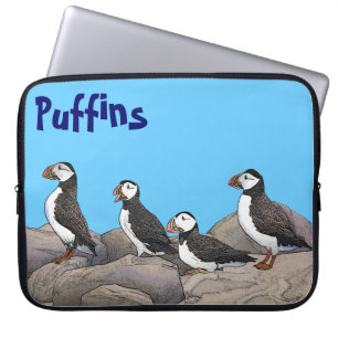 Protection Pour Ordinateur Portable Puffins de l'Atlantique