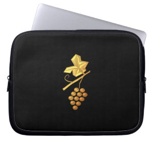 Protection Pour Ordinateur Portable Raisins dorés "3-D"