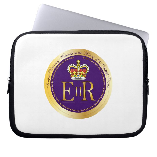 Protection Pour Ordinateur Portable Reine Elizabeth II (Devant)