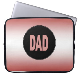 Protection Pour Ordinateur Portable Sapeur de bureau papa deux tons