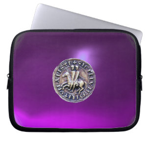 Protection Pour Ordinateur Portable SCEAU DES CHEVALIERS MODÈLE Gemme gris violet