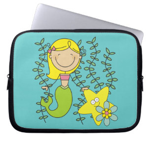 Protection Pour Ordinateur Portable Sirène blonde