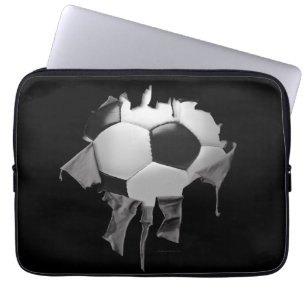 Protection Pour Ordinateur Portable Soccer déchiré