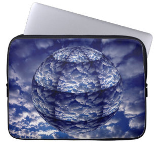 Protection Pour Ordinateur Portable Sphère 3D de nuage abstrait