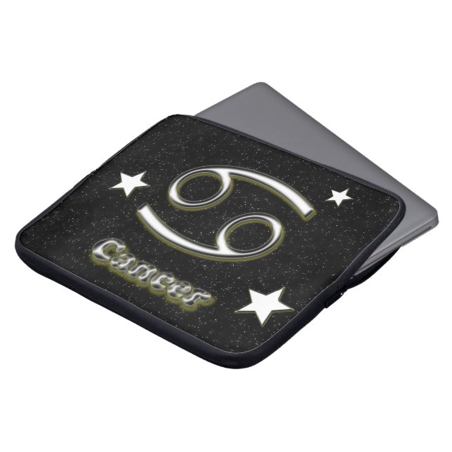 Protection Pour Ordinateur Portable Symbole du cancer (Devant haut)