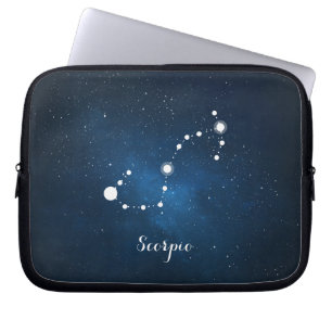 Protection Pour Ordinateur Portable SYMBOLE Zodiaque D'Astrologie Nébuleuse Bleue