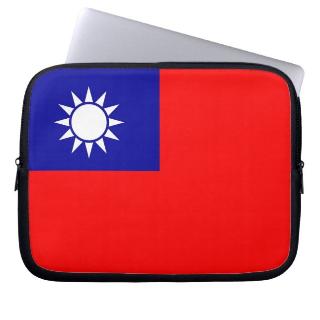 Protection Pour Ordinateur Portable Taïwan Drapeau pour ordinateur portable (Devant)