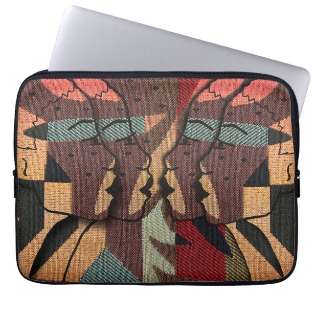 Protection Pour Ordinateur Portable Tapisserie africaine (Devant)