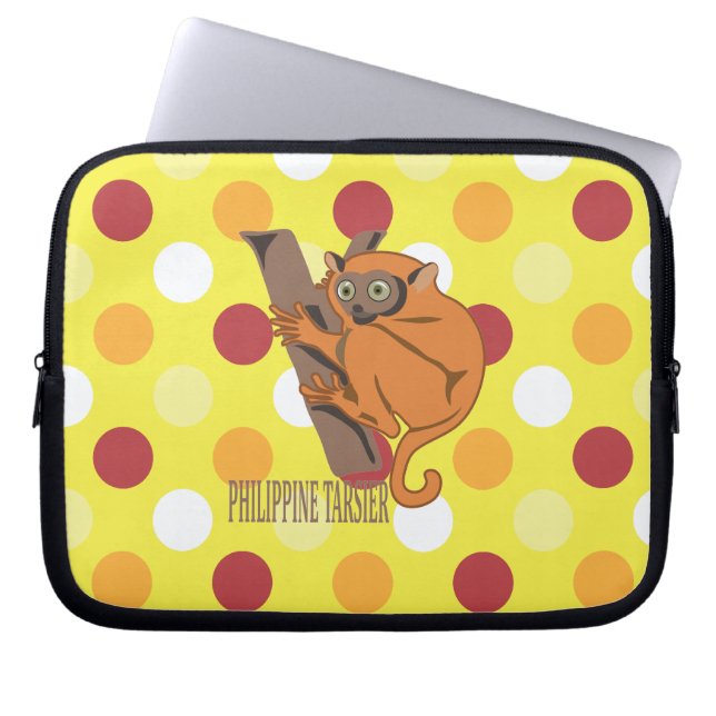 Protection Pour Ordinateur Portable tarsier philippin (Devant)