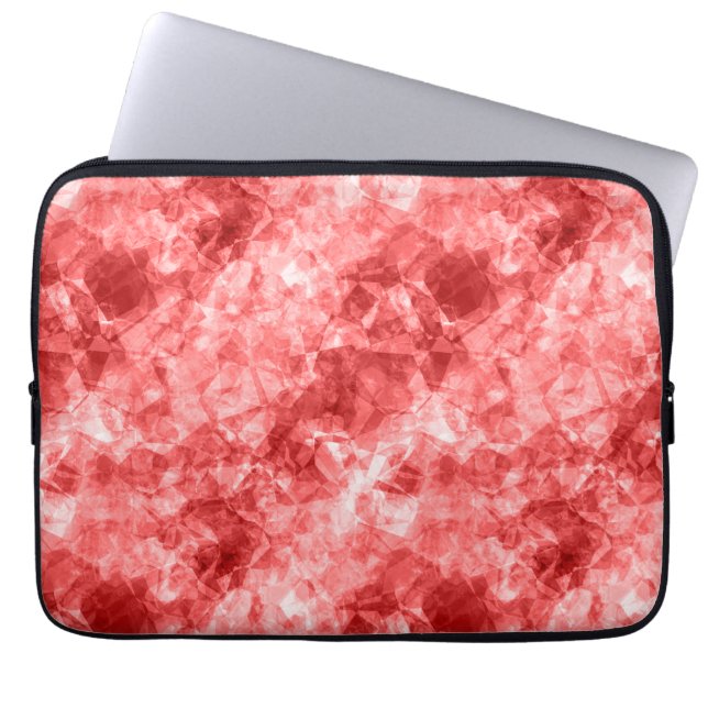 Protection Pour Ordinateur Portable Texture rouge dégraissée (Devant)