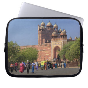Protection Pour Ordinateur Portable Touristes devant Fatehpur Sikri, en