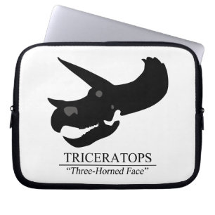 Protection Pour Ordinateur Portable Tricératops Skull