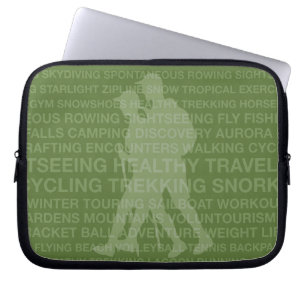 Protection Pour Ordinateur Portable Typographie de trekking en santé Costume humide d'