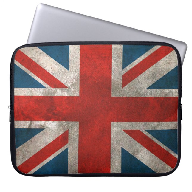 Protection Pour Ordinateur Portable Union Jack britannique (Devant)