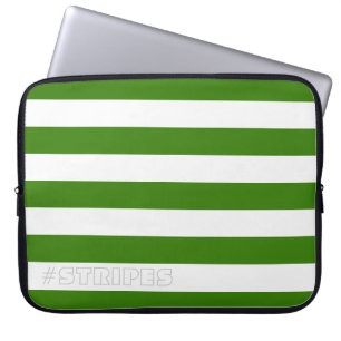 Protection Pour Ordinateur Portable Vert de RAYURES sur toute couleur
