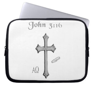 Protection Pour Ordinateur Portable Vêtements de John 3:16
