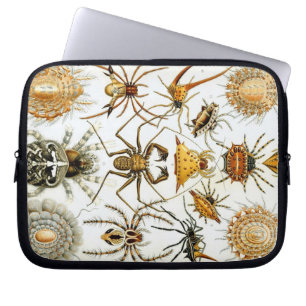 Protection Pour Ordinateur Portable Vintage Haeckel Bugs & Spiders