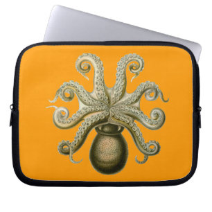 Protection Pour Ordinateur Portable Vintage Haeckel Octopus