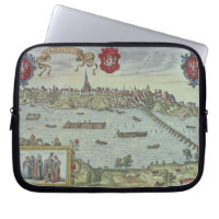 Vue de la ville de Varsovie près de la rivière