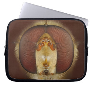 Protection Pour Ordinateur Portable Yeux principaux et composés d'une mouche de vol