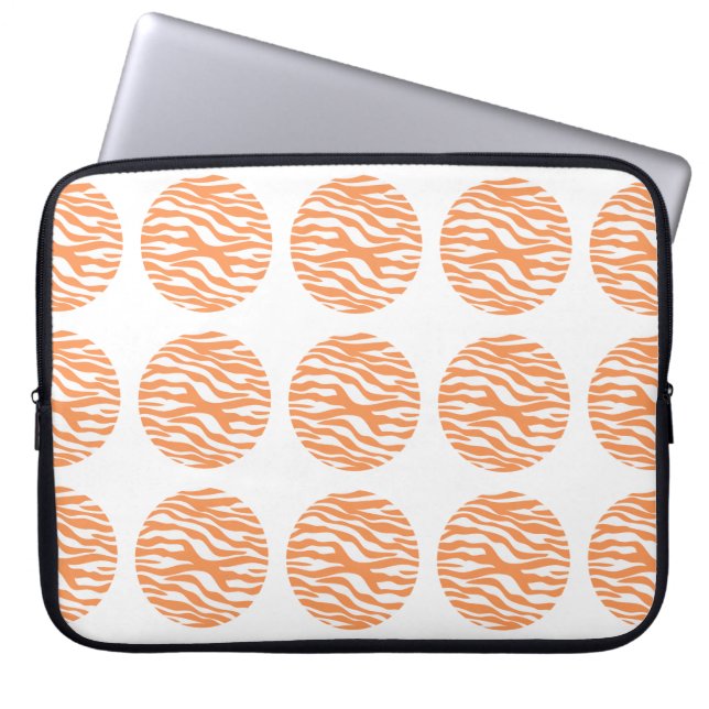 Protection Pour Ordinateur Portable Zebra Print Pois Electronique Sleeve (Devant)