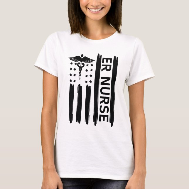 Protector Warrior Hero Nurse T-Shirt (Vorderseite)